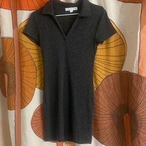 Vanilla Star marbled Ribbed Knit Dress